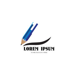 Pencil Logo Template vector symbol