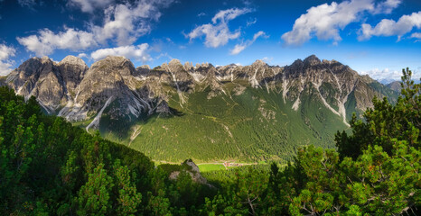 A panoramic view of the landscape