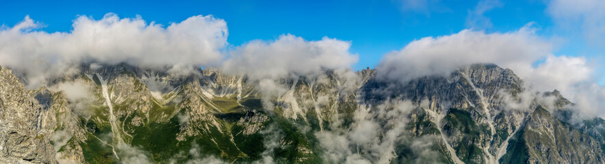 A panoramic view of the landscape