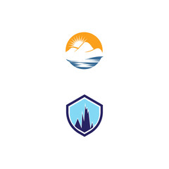 Mountain Logo Template vector symbol