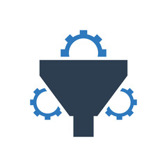 filter icon - Big data filtering icon