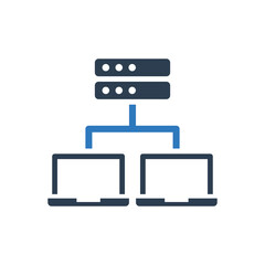 server hosting connected icon