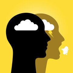 Anxiety inner conflict conceptual