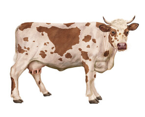 vache laitière, animal, ferme, bétail, blanc, gazon, roux  lait, agriculture, mollet, champ, isolé, exploitation laitière, bétail, boeuf, alpage, taureau, vache laitière, noir, prairie, mammifère, deb