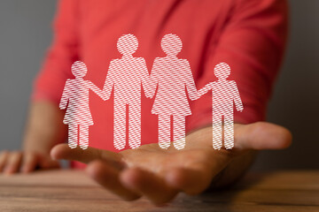 Family Protection And Care Concept