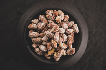fresh and delicious peanuts on the table