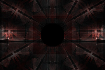 Batik decoration, abstract kaleidoscope fabric. Paint brush ink explode spread smooth concept. Sketch cute background. Kaleidoscope symmetrical pattern. Color reflections mandala. 3d illustration