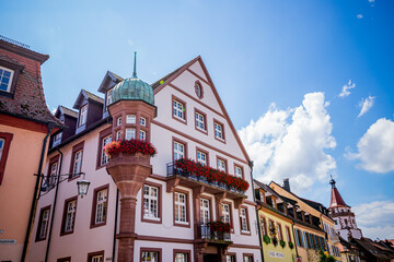 Obraz premium Dans les rues de Gengenbach en Allemagne 