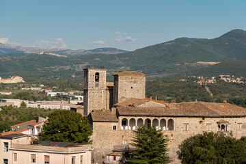 Molise, Macchia d'isernia. Baronial castle D'Alena. View