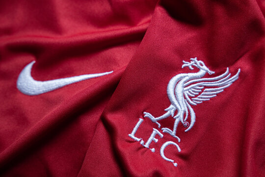 Logo of  Liverpool Football Club on the Jersey