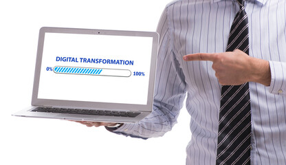 Digital transformation and digitalization concept