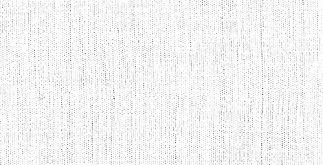 Vector fabric texture. Distressed texture of weaving fabric. Grunge background. Abstract halftone vector illustration. Overlay to create interesting effect and depth. Black isolated on white. EPS10. - 381461778