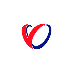 alphabet V logo vector icon illustrations