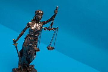 law symbol statue justice and order