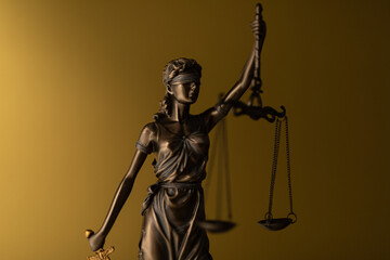 law symbol statue justice and order