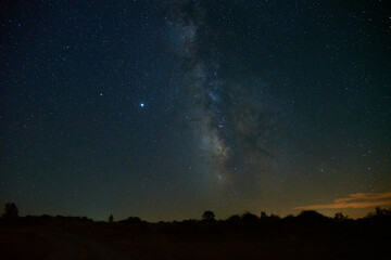 Fototapeta na wymiar Milky Way from SSalamanca, Spain