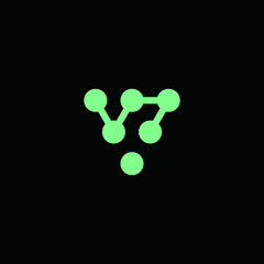 V logo vector color full alphabet icon illustrations