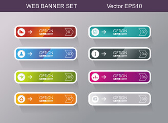 Minimal Timeline or Option Line design
