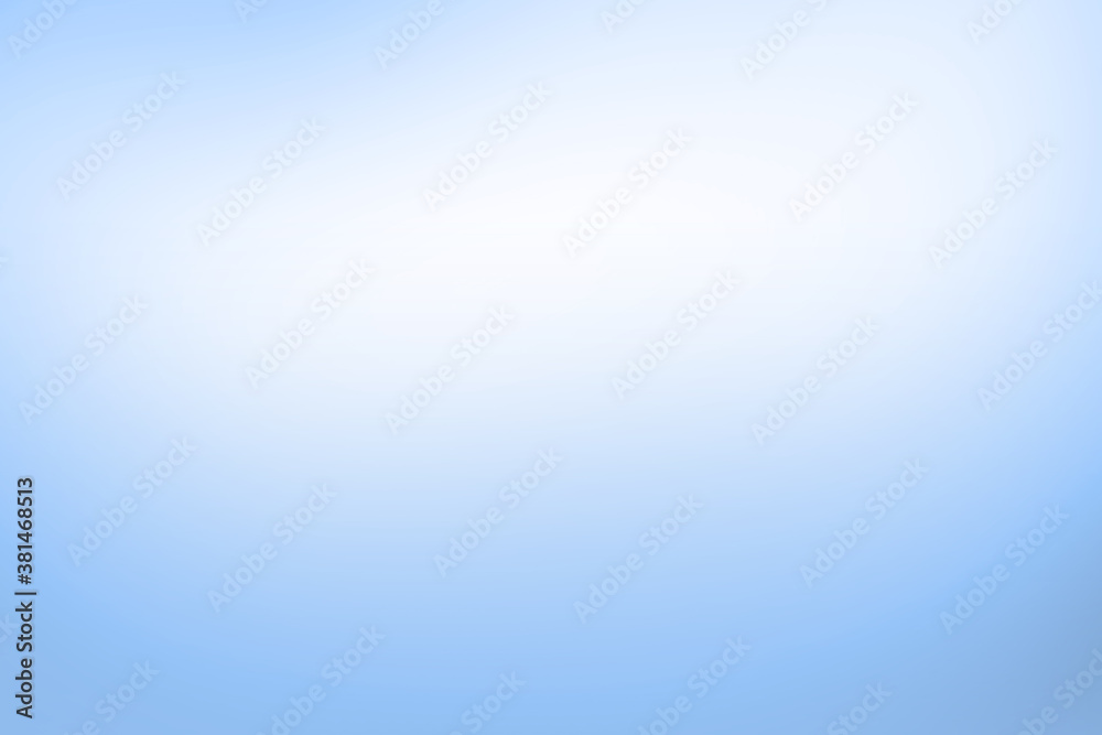 Poster blue and white gradients light from studio backdrop use us background for creative project, blue bac