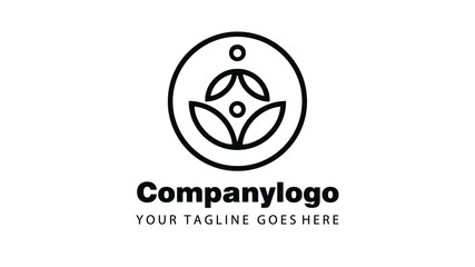 Leaf eco organic Logo design vector template