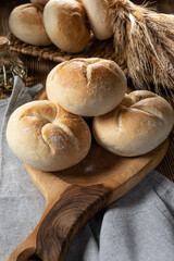 Fresh bread for breakfast.