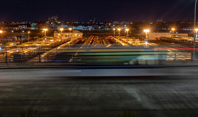 Fototapeta premium night traffic