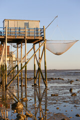 fisherman's huts French Atlantic coast 