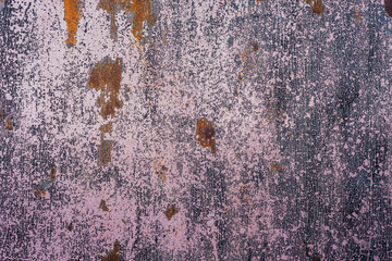 texture of rusty iron with corrosion on the surface