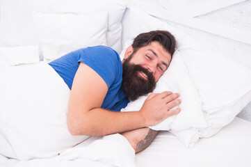 Just relaxing. bachelor feel comfortable. guy at bedroom. lazy sunday. bed time routine. smiling male spending time in room. relax lifestyle. happy bearded man in bed. wake up at morning