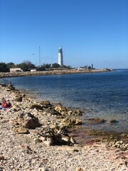 lighthouse on the coast