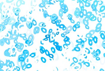 Light Blue, Green vector texture with disks.