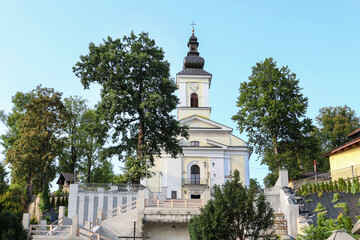 MAKOW PODHALANSKI, POLAND - SEPTEMBER 12, 2020: Sanctuary of Our Lady the Protector and Queen of Families