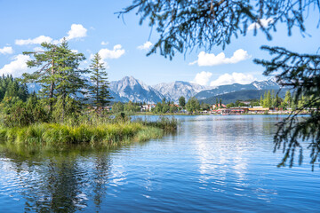 Lake Wildsee at Seefeld in Tirol, Austria