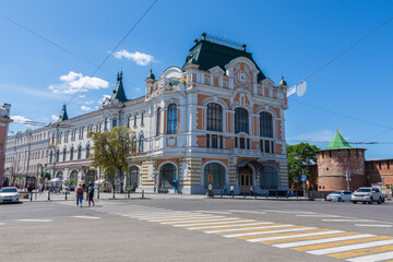 Obraz premium view of the Palace of Labor in Nizhny Novgorod