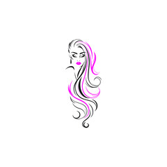 silhouette of a girl