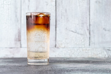 Glass of Dark 'n' Stormy