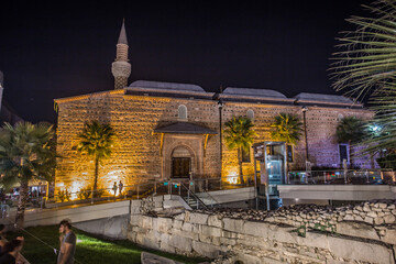 Obraz premium Dzhumaya Mosque in the Plovdiv downtown, Bulgaria.