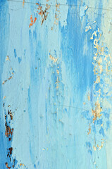 Close-up of a painted canvas - texture and brush strokes well visible