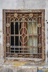 Old window of th old house