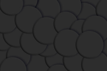 Black elegant circle background