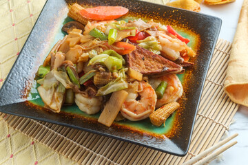 Szechuan Shrimp Chinese Vegetables