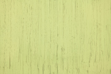 Fototapeta na wymiar natural plywood background painted yellow green solid color with brush strokes, new and clean