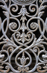 Ancient ornamental grid detail background