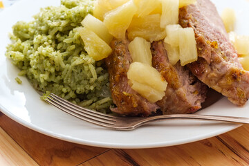 Cuban Pineapple Pork Loin