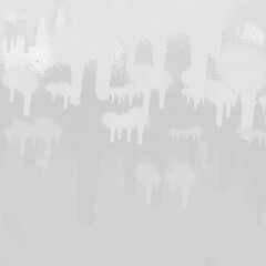 White spray paint ink texture. Graffiti painting on the wall. Street art and vandalism. Digitally airbrushed paper background.