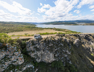 Church of Saint John the Baptist and Pchelina Reservoir, Bulgaria