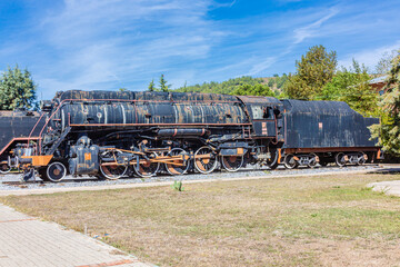 Naklejka premium Old steam trains in Turkey