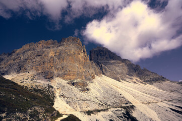 View from the tour around the Three Peaks of Lavaredo