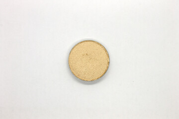 Beige Eyeshadow isolated on a White background