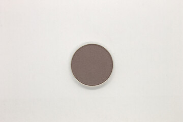 Matte Gray Eyeshadow isolated on a White background